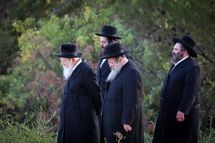 האדמו"ר מגור במנוחה בעיר צפת