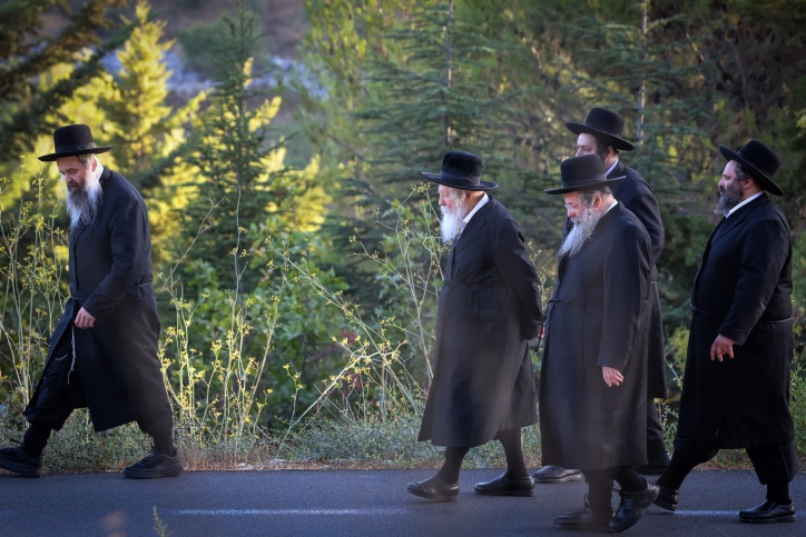 האדמו"ר מגור במנוחה בעיר צפת