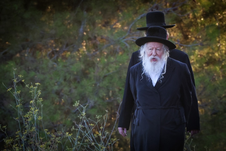 האדמו"ר מגור במנוחה בעיר צפת