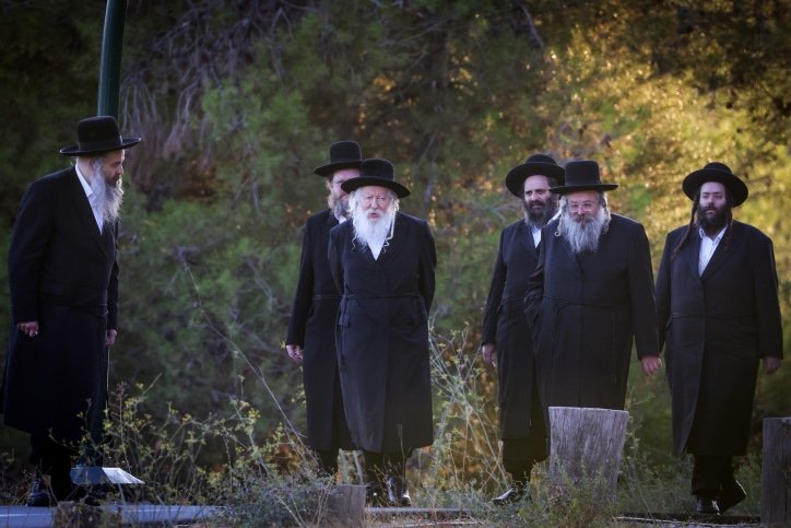 האדמו"ר מגור במנוחה בעיר צפת