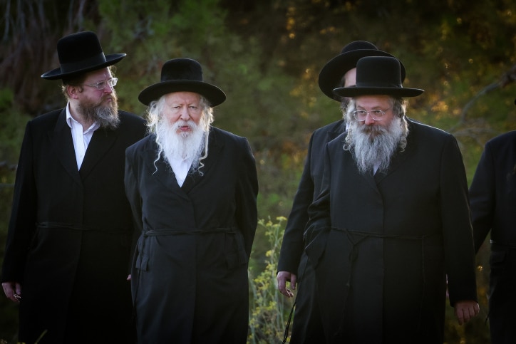 האדמו"ר מגור במנוחה בעיר צפת