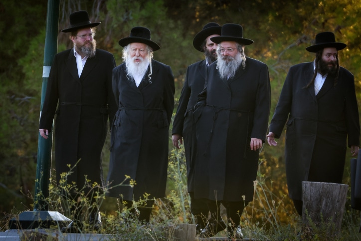 האדמו"ר מגור במנוחה בעיר צפת