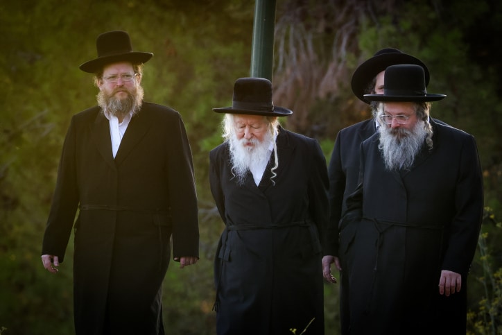 האדמו"ר מגור במנוחה בעיר צפת