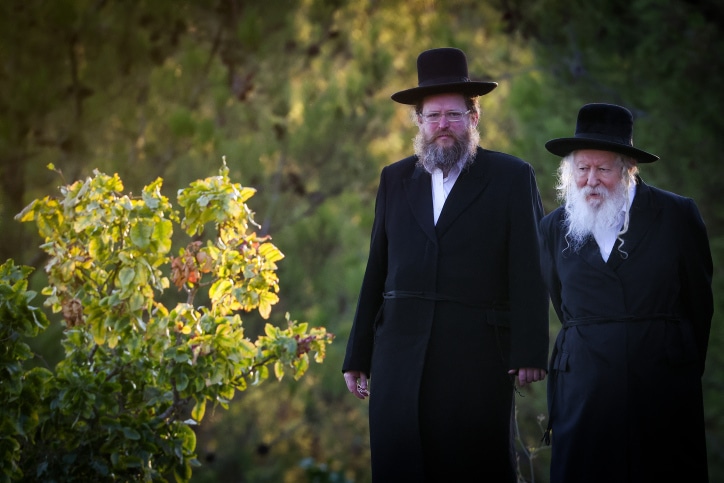 האדמו"ר מגור במנוחה בעיר צפת