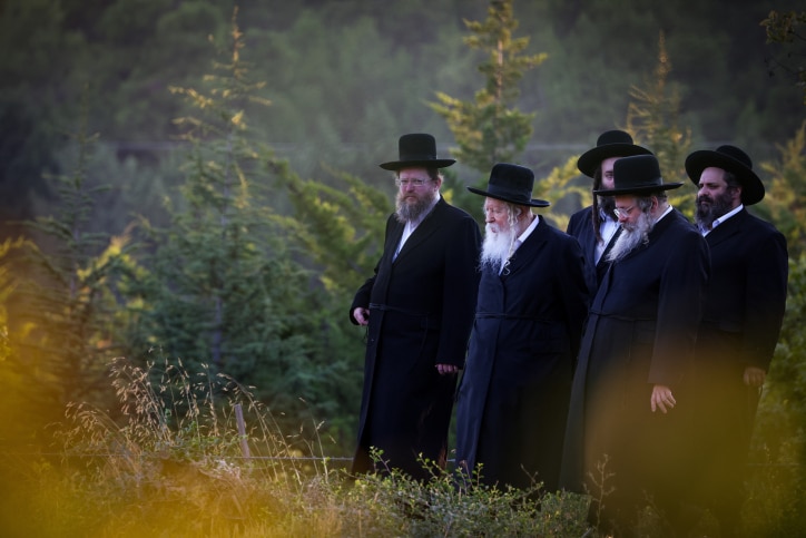 האדמו"ר מגור במנוחה בעיר צפת