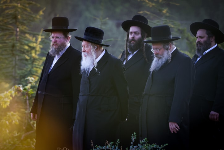 האדמו"ר מגור במנוחה בעיר צפת