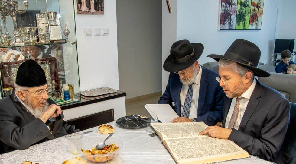 מרן הגרב"מ אזרחי בציון רבי אבדימי דמן חיפה