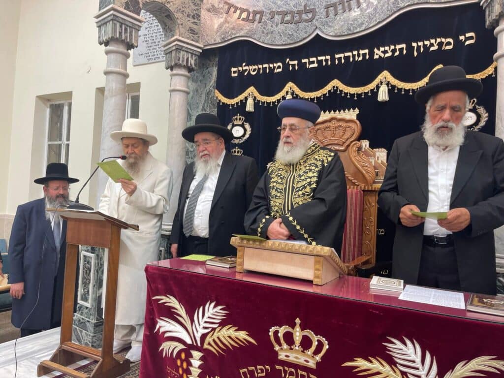 גלריה: עצרת תפילה מרכזית לרפואתו של נשיא המועצת