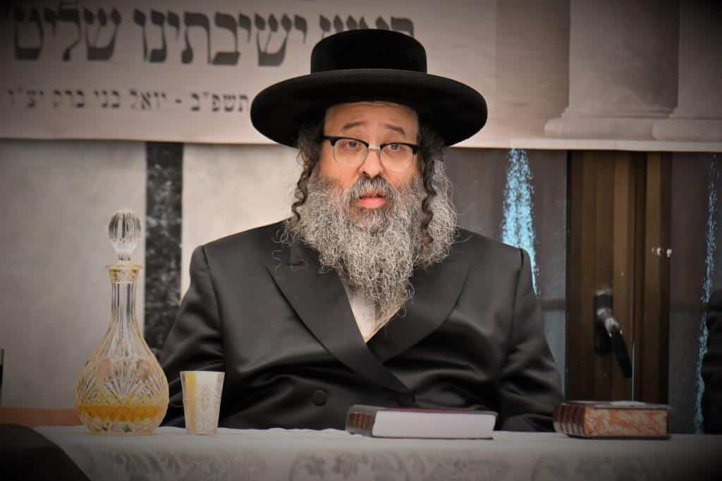 מעמד פתיחת הזמן בהיכל החדש בישיבת סאטמאר בבני ברק