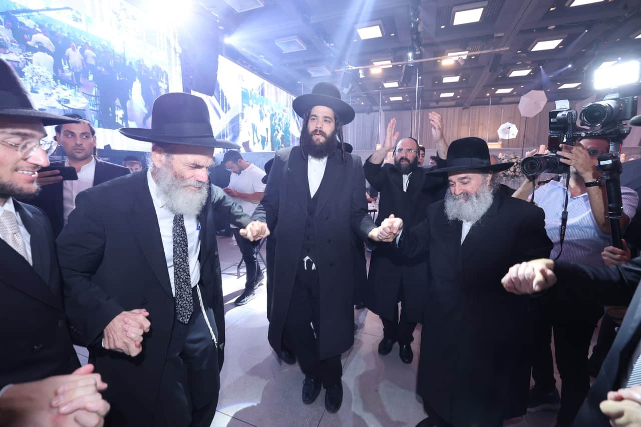 חתונת בנו של האדמו"ר רבי יקותיאל אבוחצירא