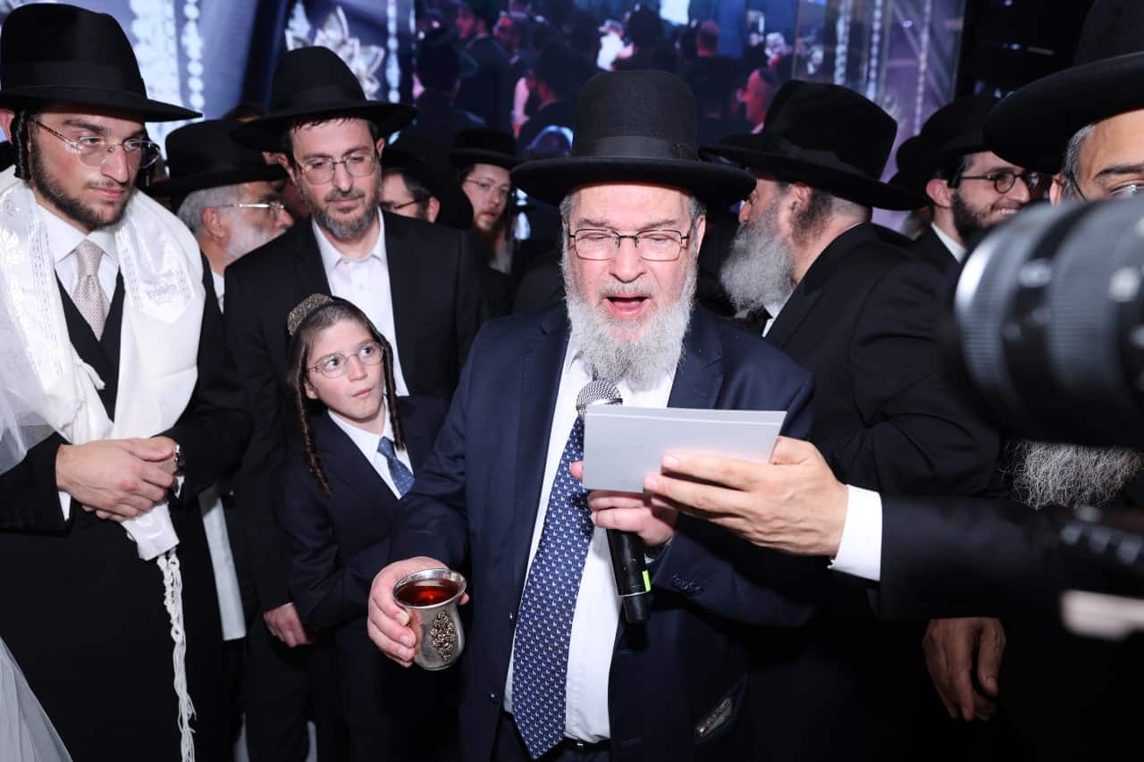 חתונת בנו של האדמו"ר רבי יקותיאל אבוחצירא