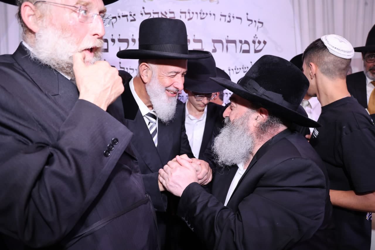 חתונת בנו של האדמו"ר רבי יקותיאל אבוחצירא