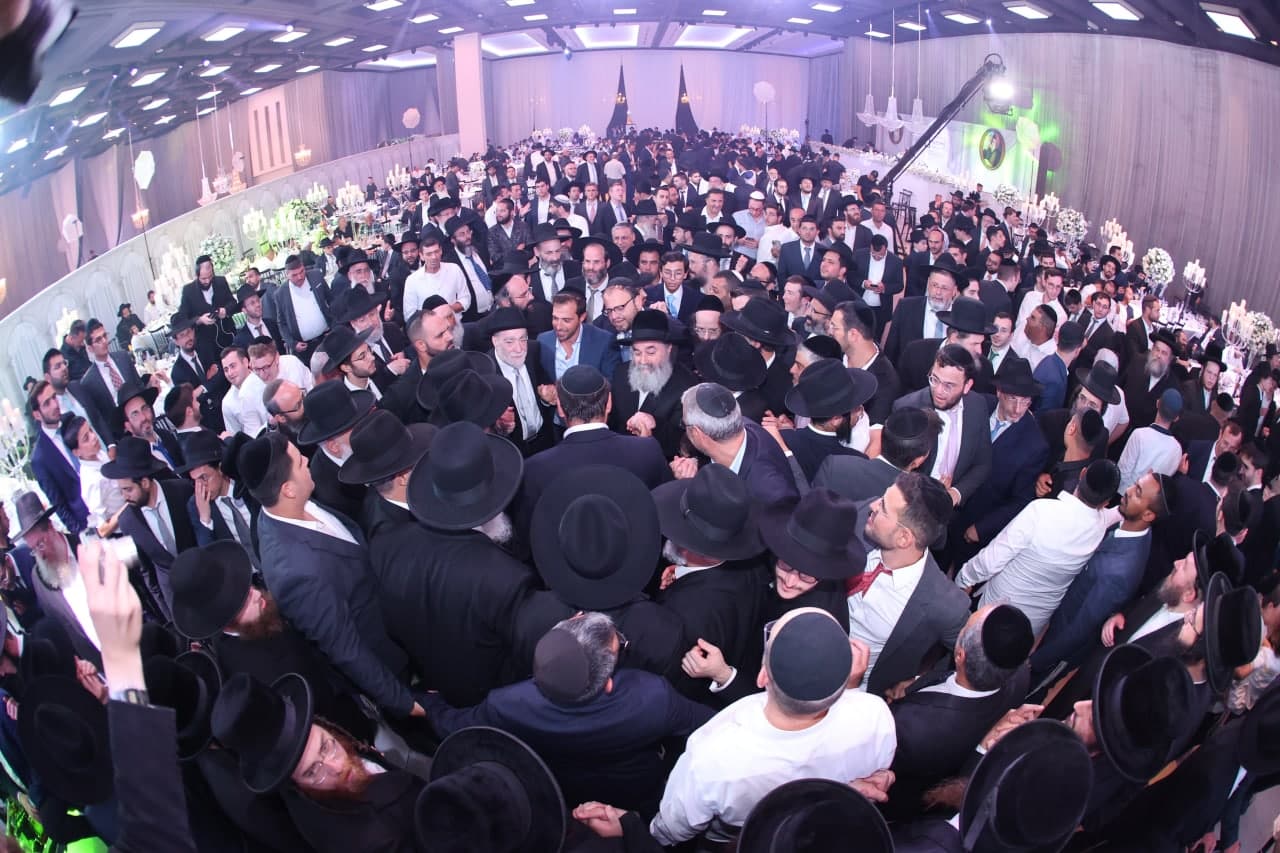חתונת בנו של האדמו"ר רבי יקותיאל אבוחצירא
