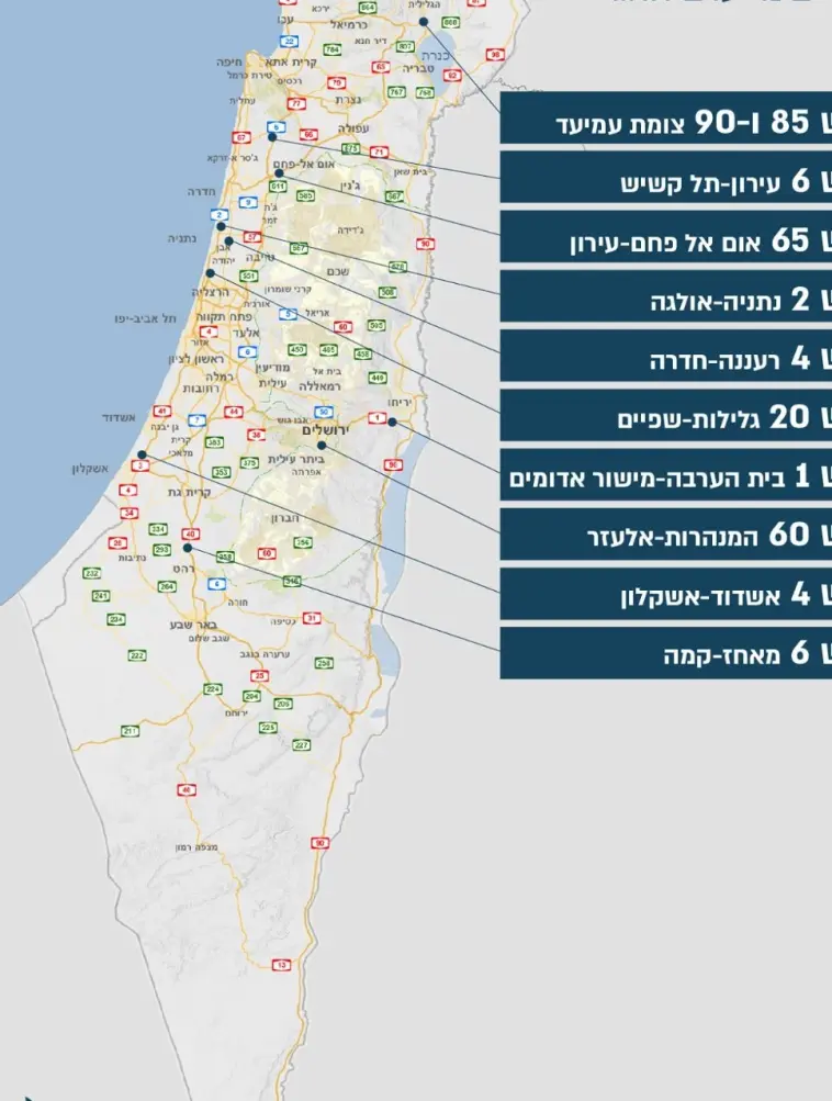 עומסי תנועה כבדים צפויים ברחבי הארץ - כוננות ביטחונית בשטחים