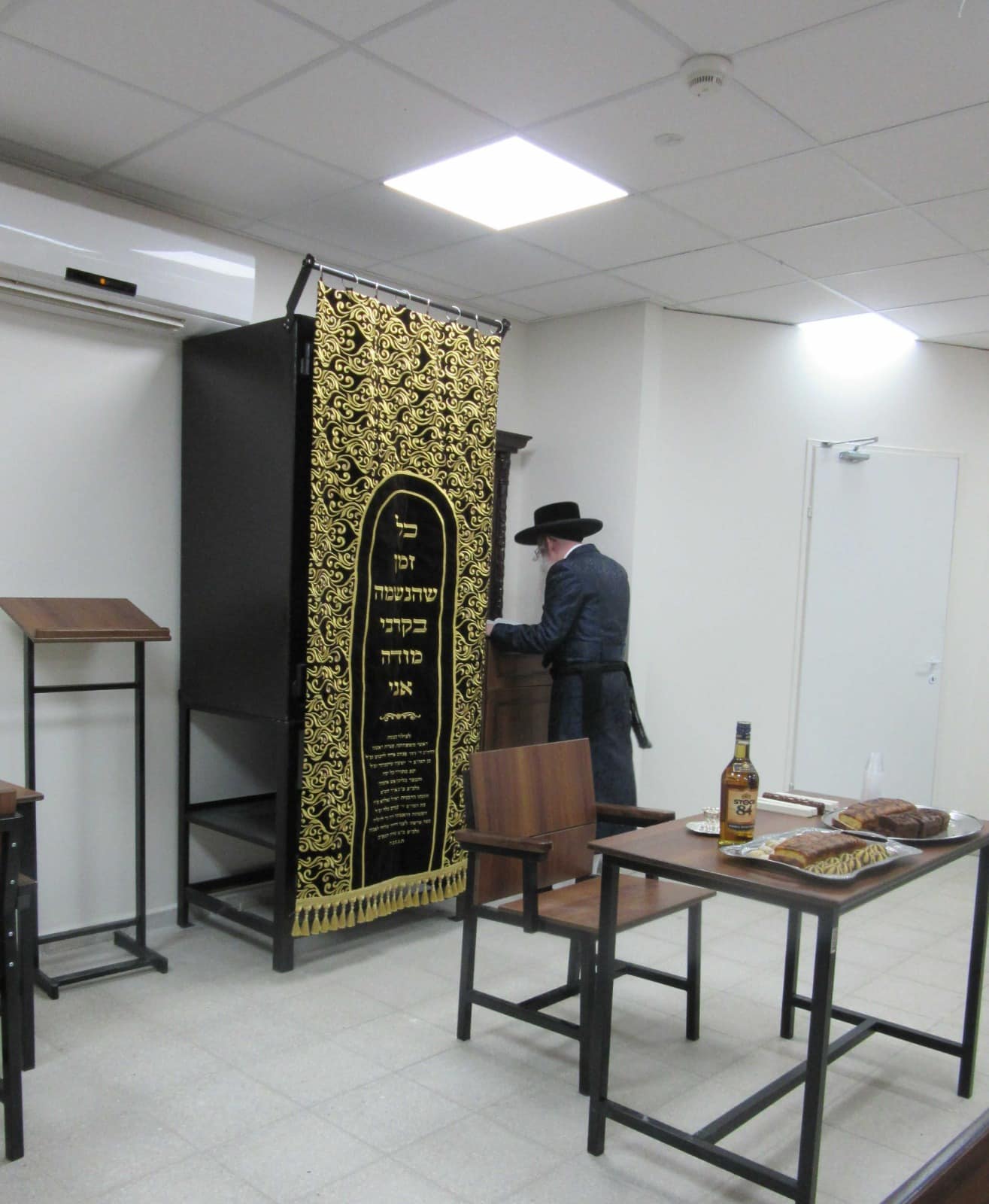 מעמד קביעת מזוזות לישיבת תורת ישראל קרעטשניף קרית גת