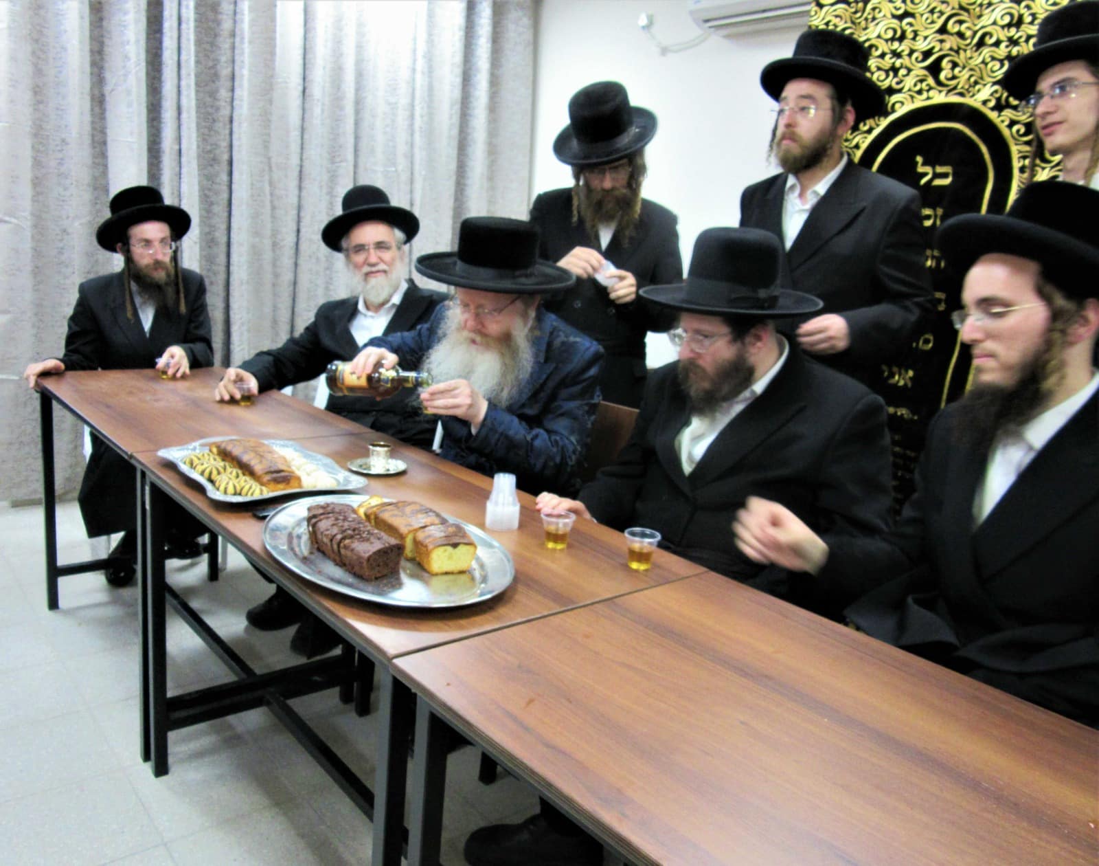 מעמד קביעת מזוזות לישיבת תורת ישראל קרעטשניף קרית גת