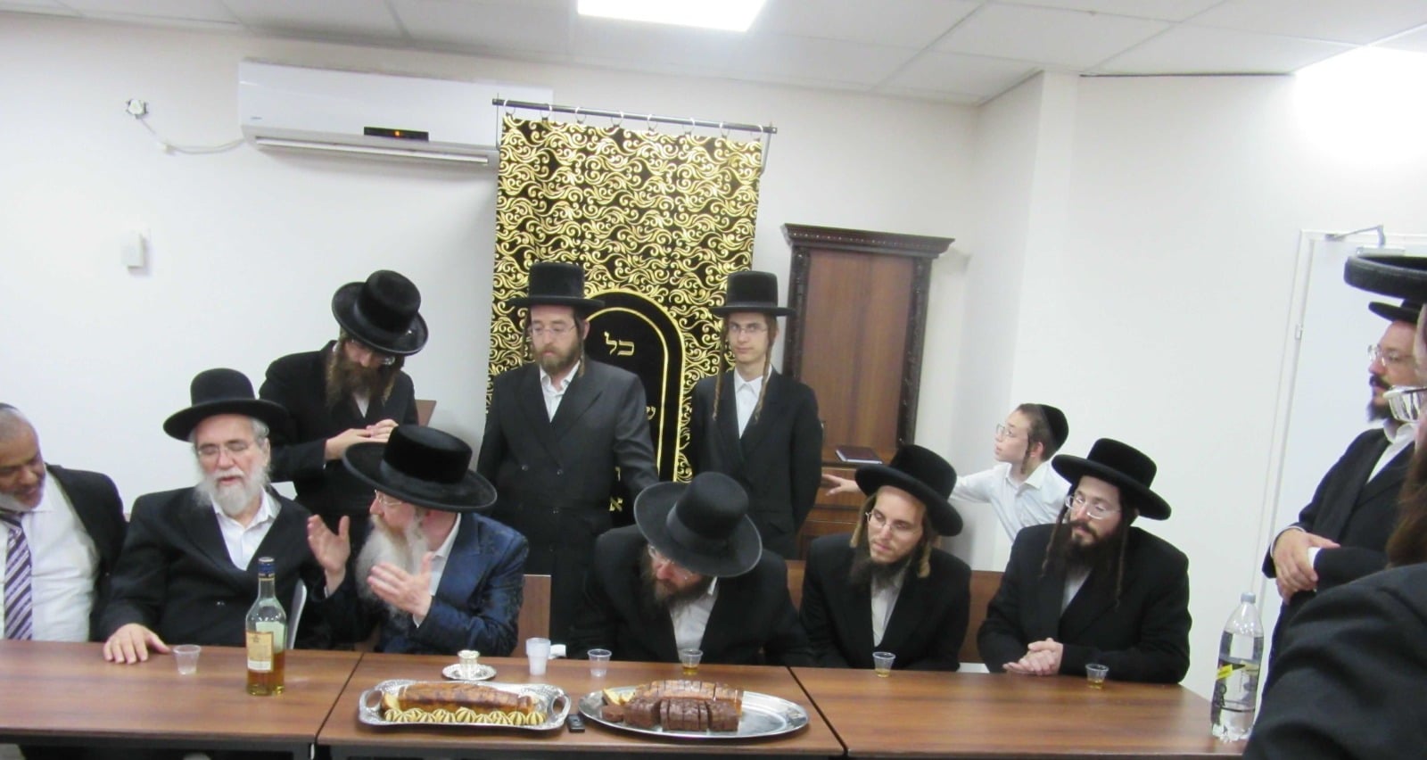 מעמד קביעת מזוזות לישיבת תורת ישראל קרעטשניף קרית גת