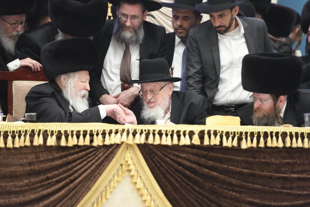 ראשי הישיבות התייצבו בחתונת גור - אחדות של תורה