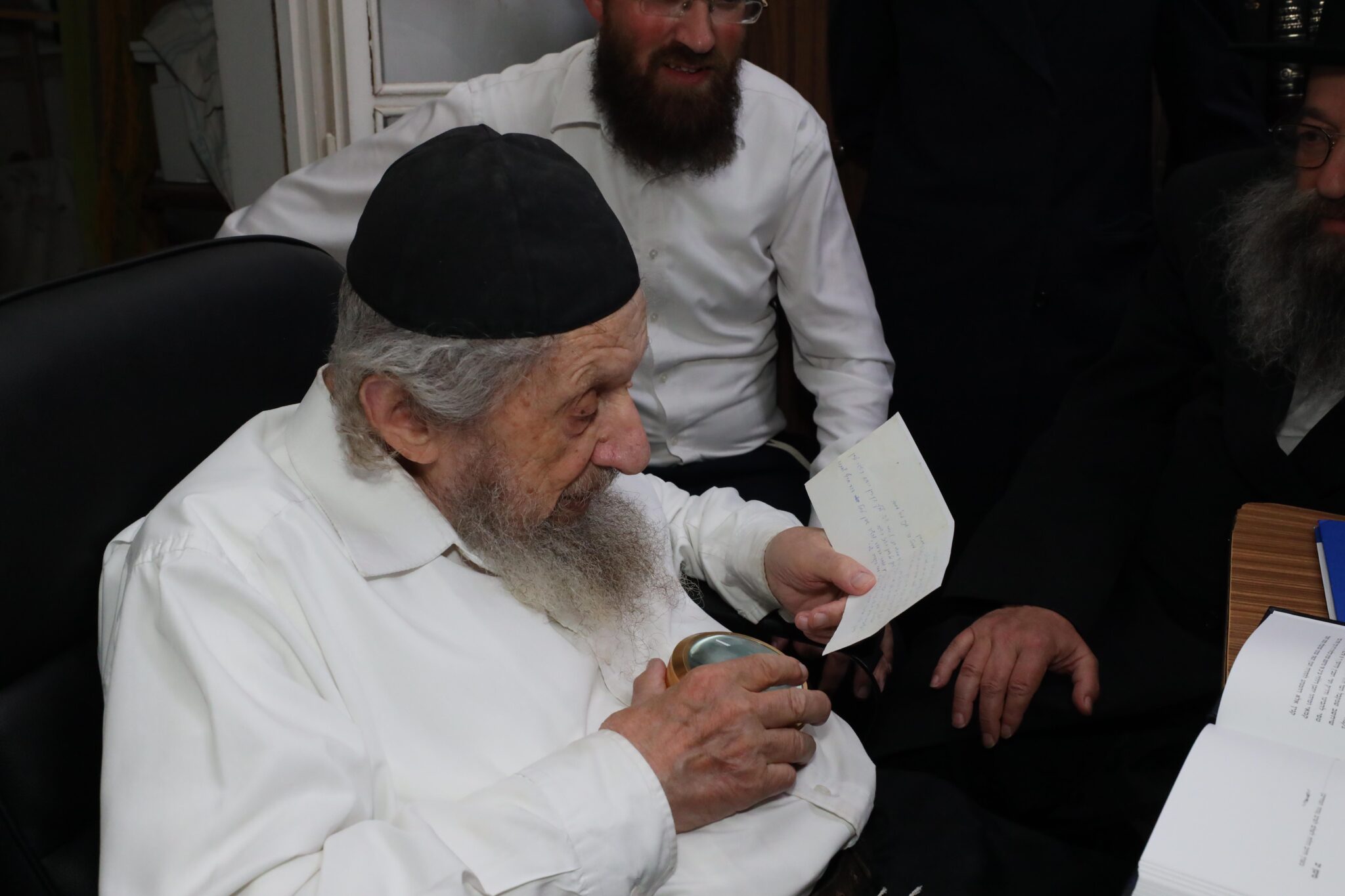 מעמד 'לחיים' לרגל הוצאת הספר 'שיח דבר' ממכתביהם של שר התורה וגאון ישראל