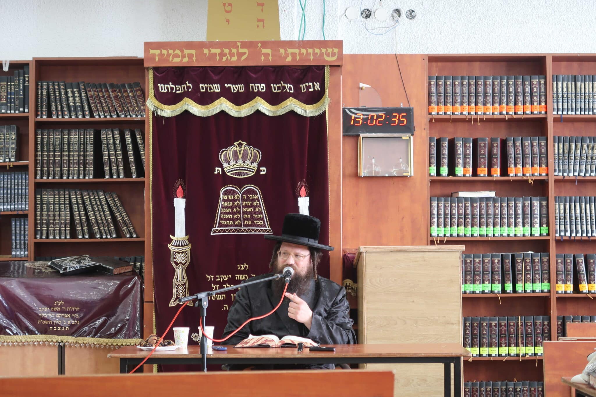 ראש ישיבת פיטסבורג בשיחת חיזוק לקראת הימים הנוראים • גלריה