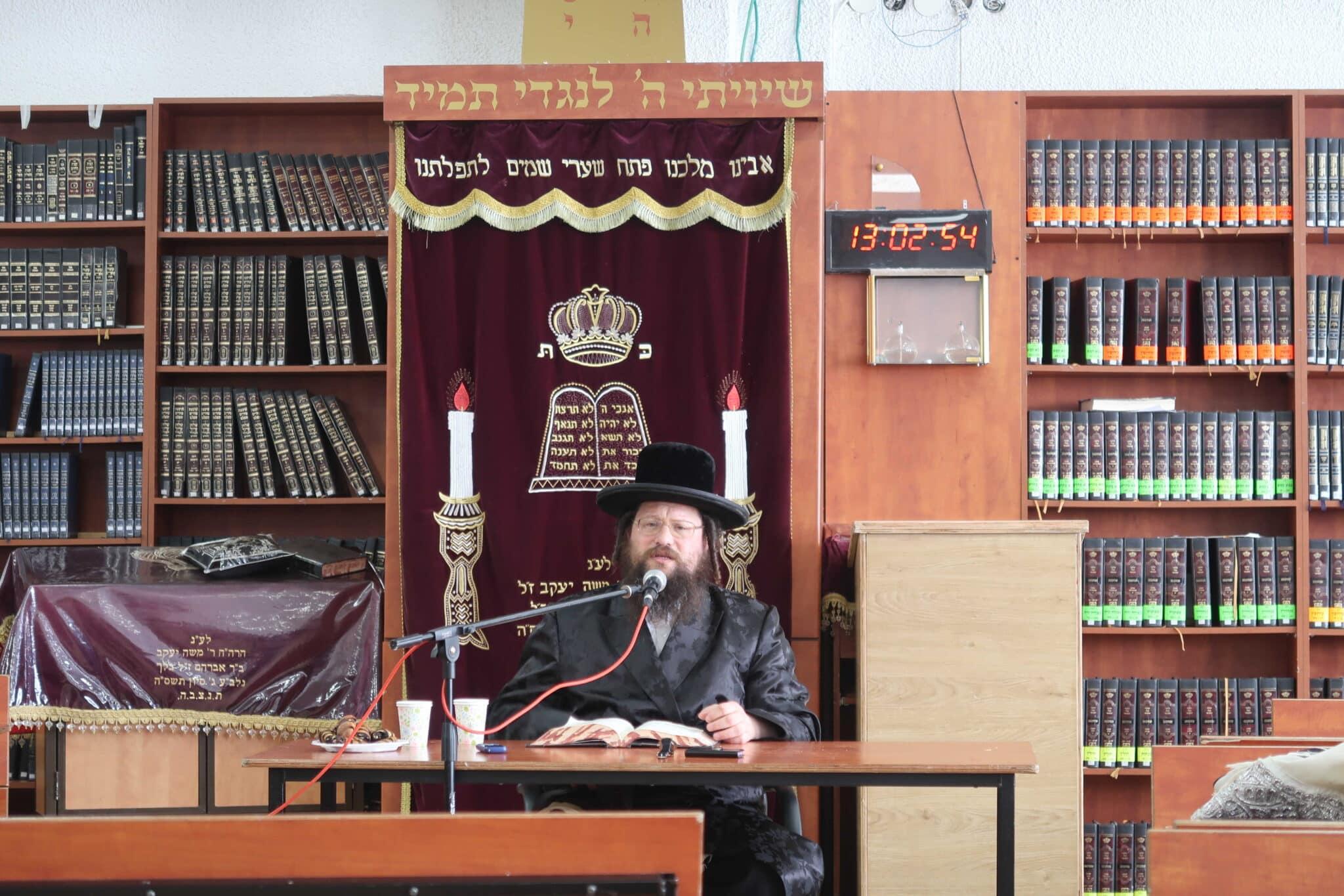 ראש ישיבת פיטסבורג בשיחת חיזוק לקראת הימים הנוראים • גלריה