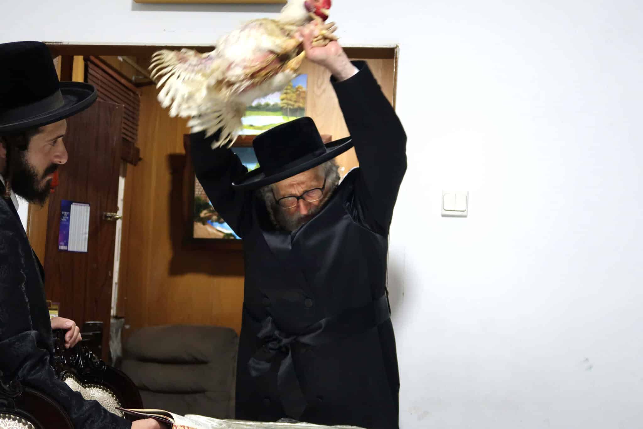 האדמו"ר מזלאטשוב בכפרות ערב יוה"כ