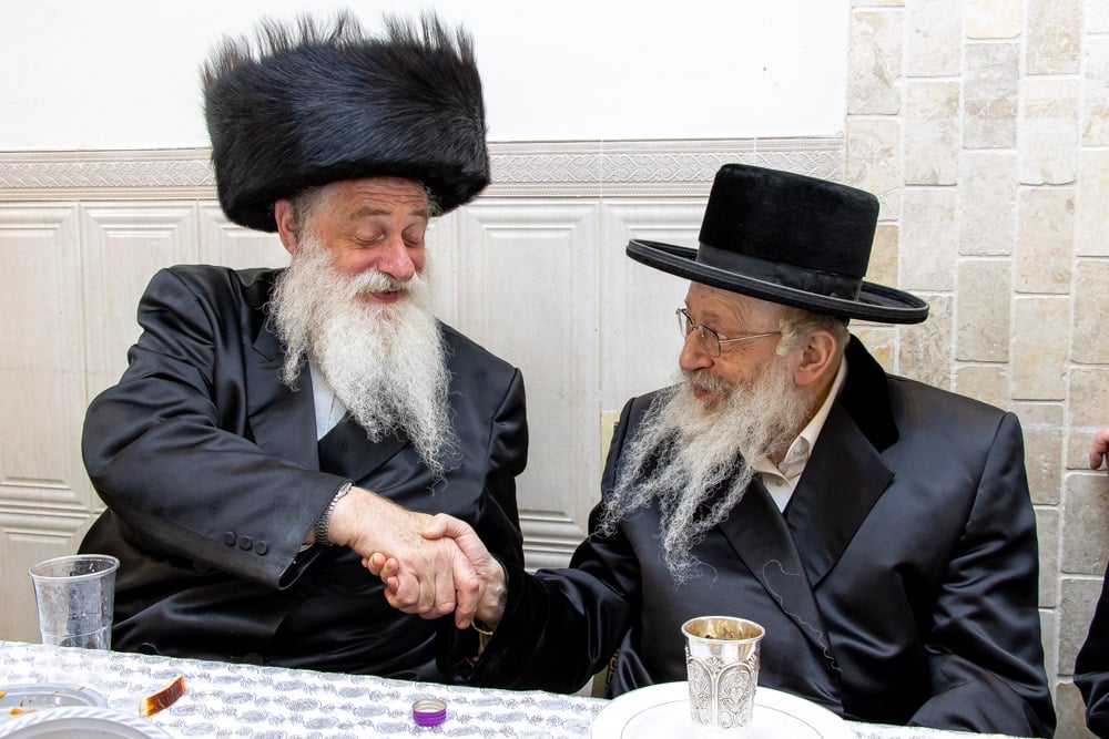 אדמו"רים ורבנים בבר מצווה לנכד הגר"ש זולדן שליט"א מו"ץ דסערט ויז'ניץ