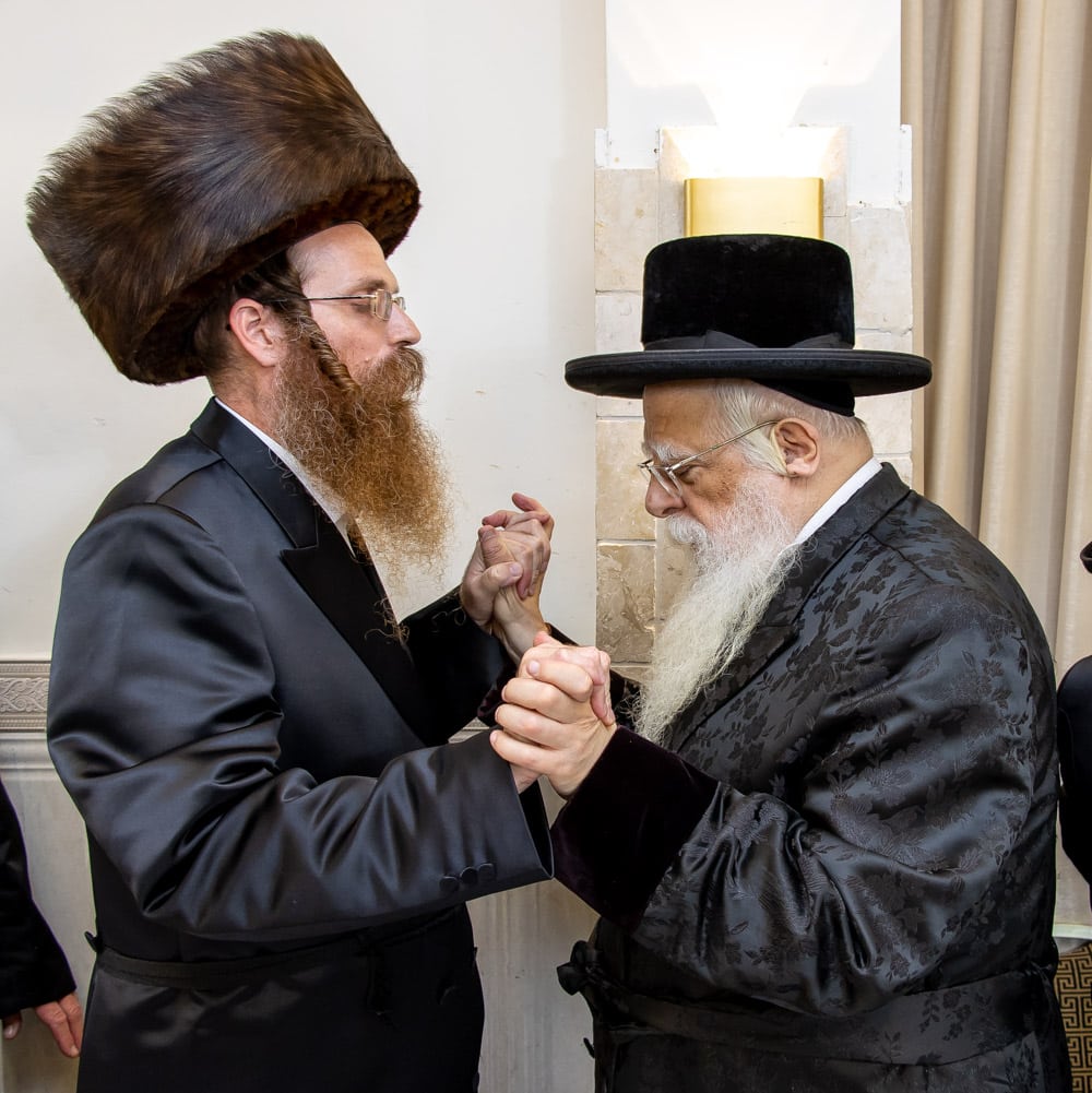 אדמו"רים ורבנים בבר מצווה לנכד הגר"ש זולדן שליט"א מו"ץ דסערט ויז'ניץ