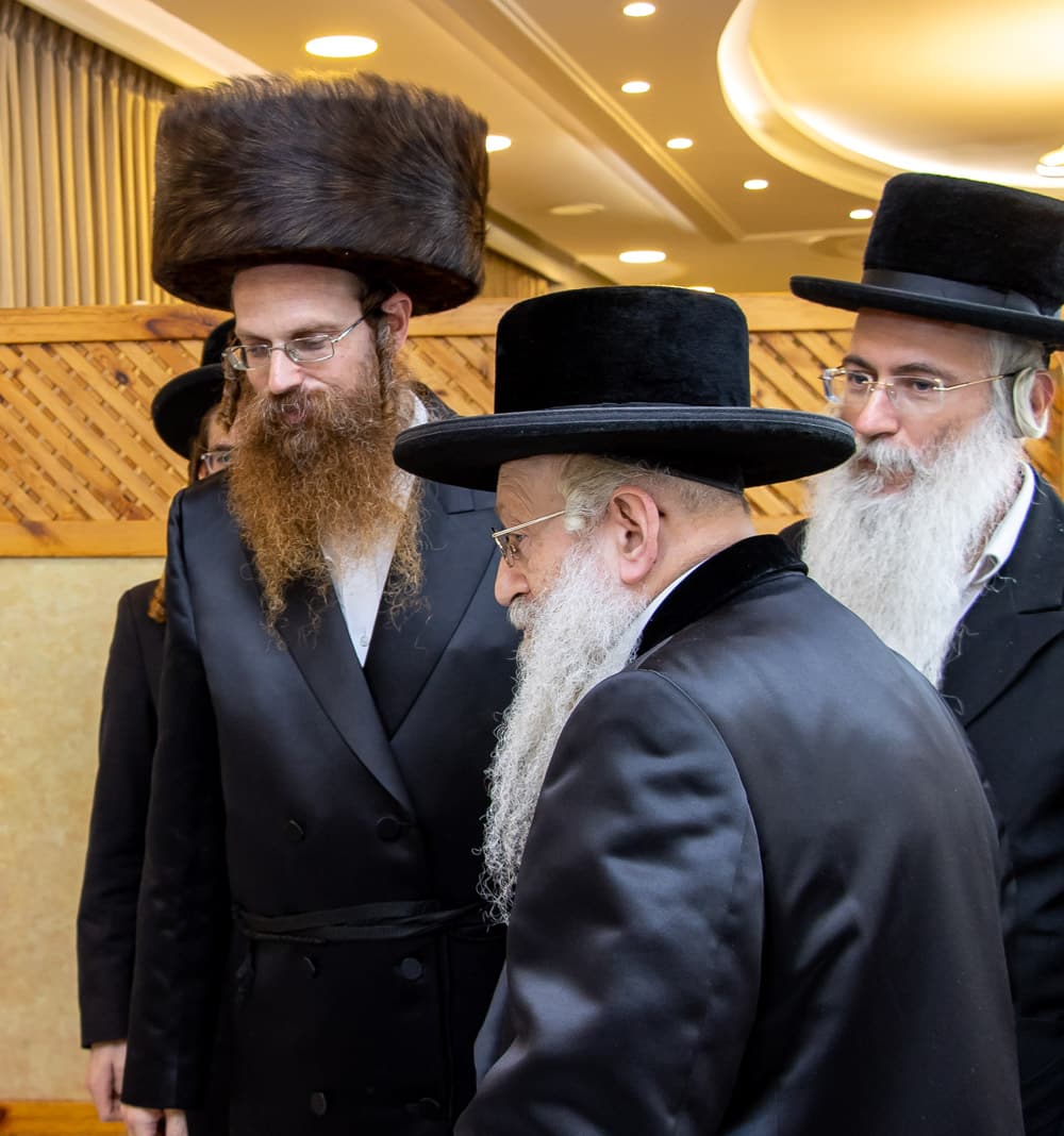 אדמו"רים ורבנים בבר מצווה לנכד הגר"ש זולדן שליט"א מו"ץ דסערט ויז'ניץ