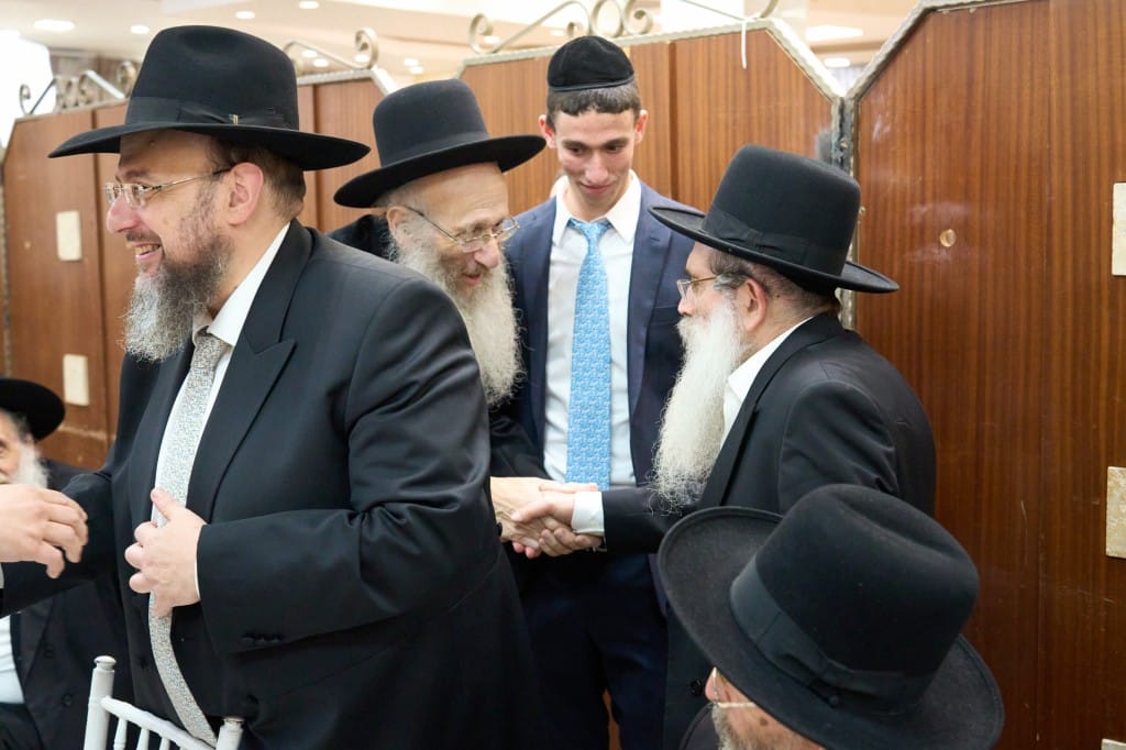 שמחת החתונה לנכדת הגרי"א דינר רב מרכז בני ברק