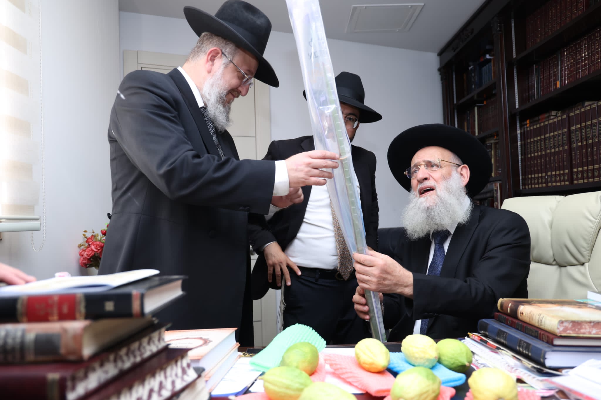 מחיל אל חיל: חברי המועצת וגדולי ישראל בחרו ארבעת המינים