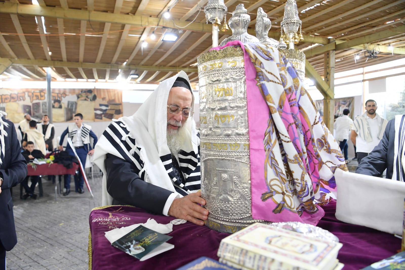 הושענא רבה אצל הגאון רבי שלמה עמאר • תיעוד