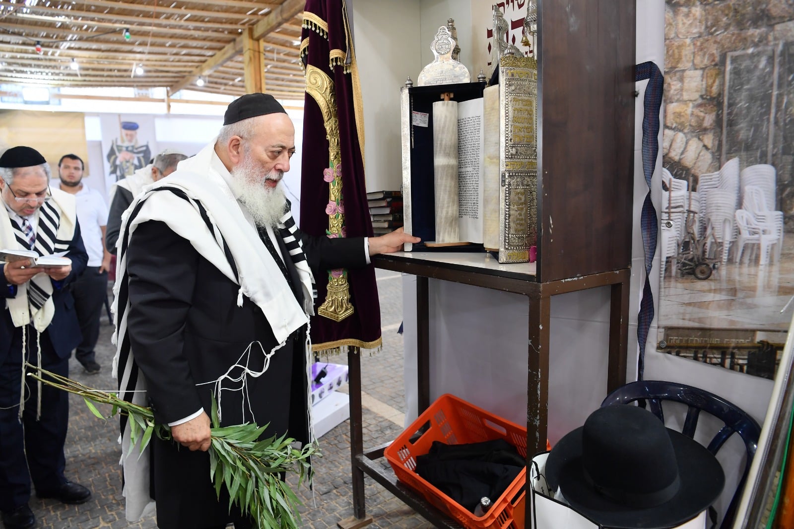 הושענא רבה אצל הגאון רבי שלמה עמאר • תיעוד