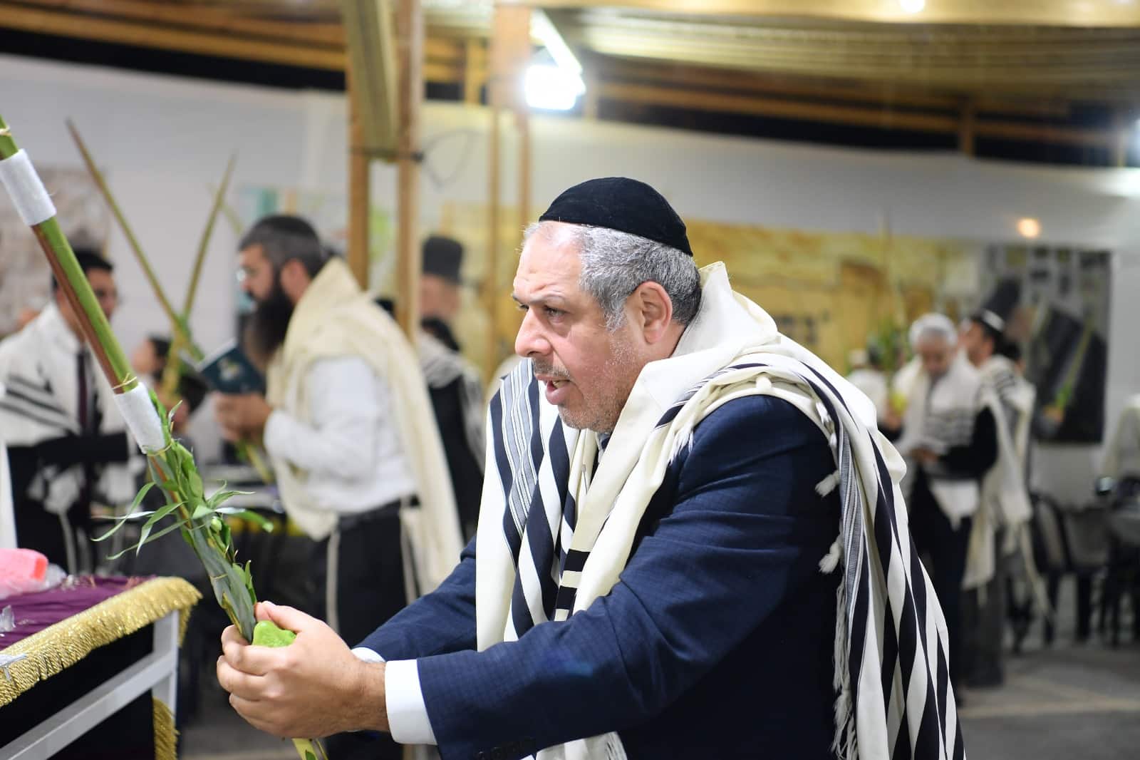 הושענא רבה אצל הגאון רבי שלמה עמאר • תיעוד