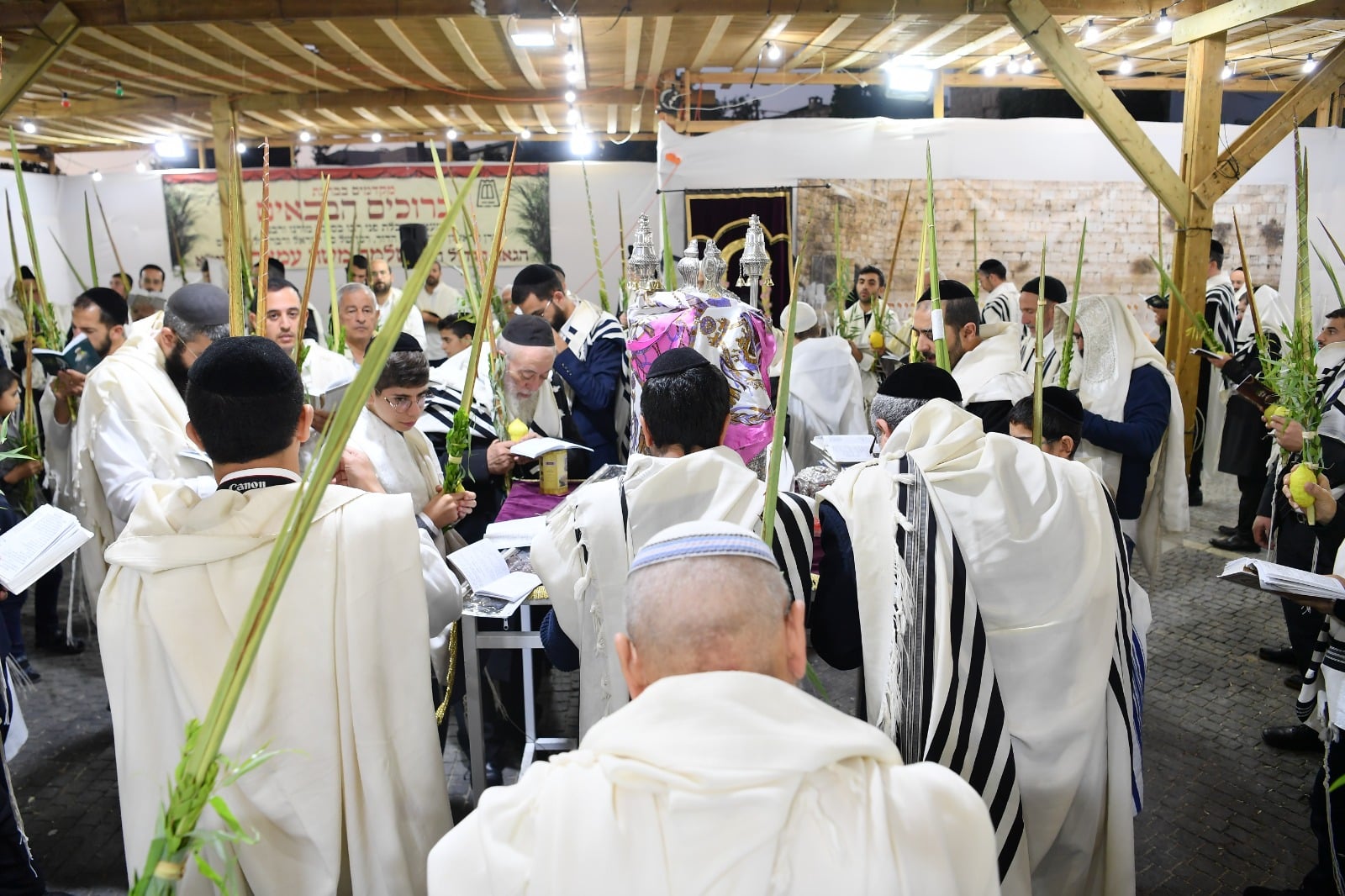 הושענא רבה אצל הגאון רבי שלמה עמאר • תיעוד