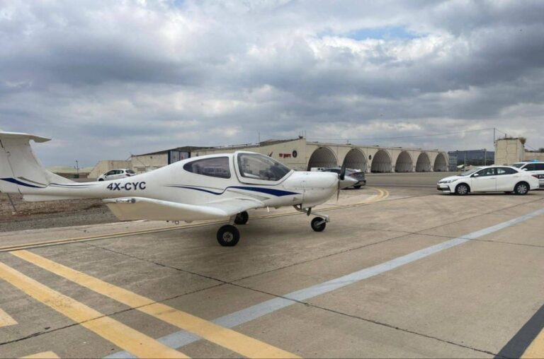 מטוס אזרחי קל נחת בשוגג בבסיס חיל האוויר בצפון הארץ