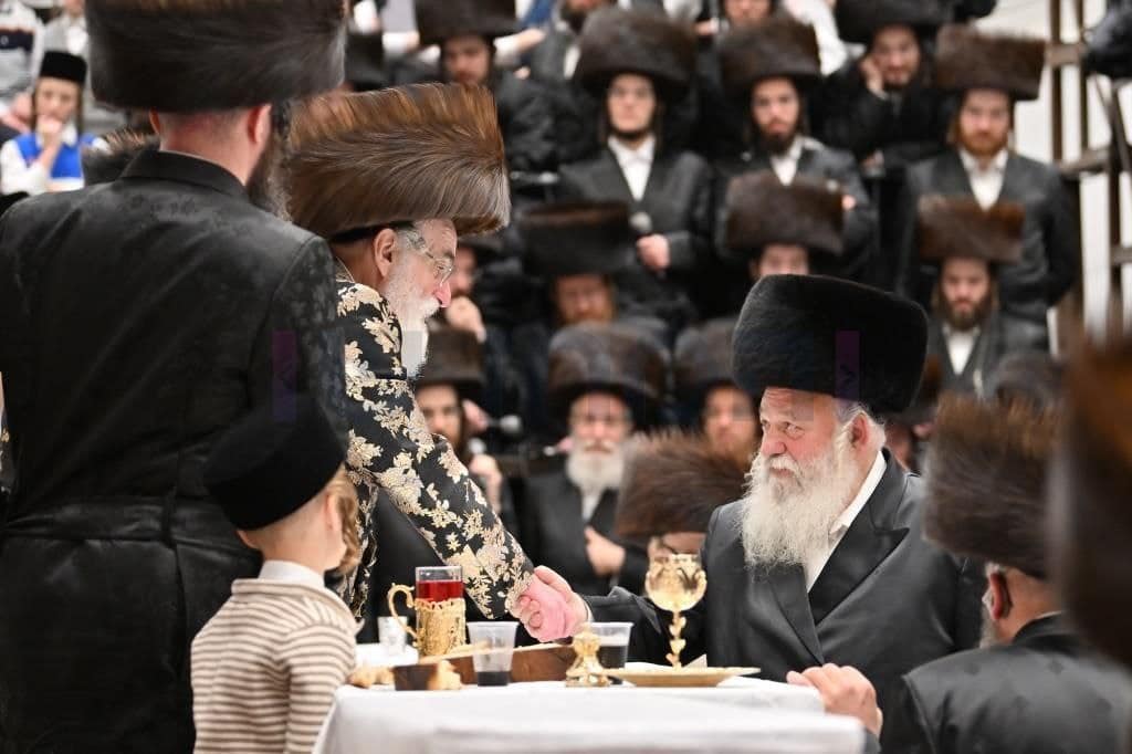 חג הסוכות בחצר הקודש ויזניץ • צפו בגלריה: