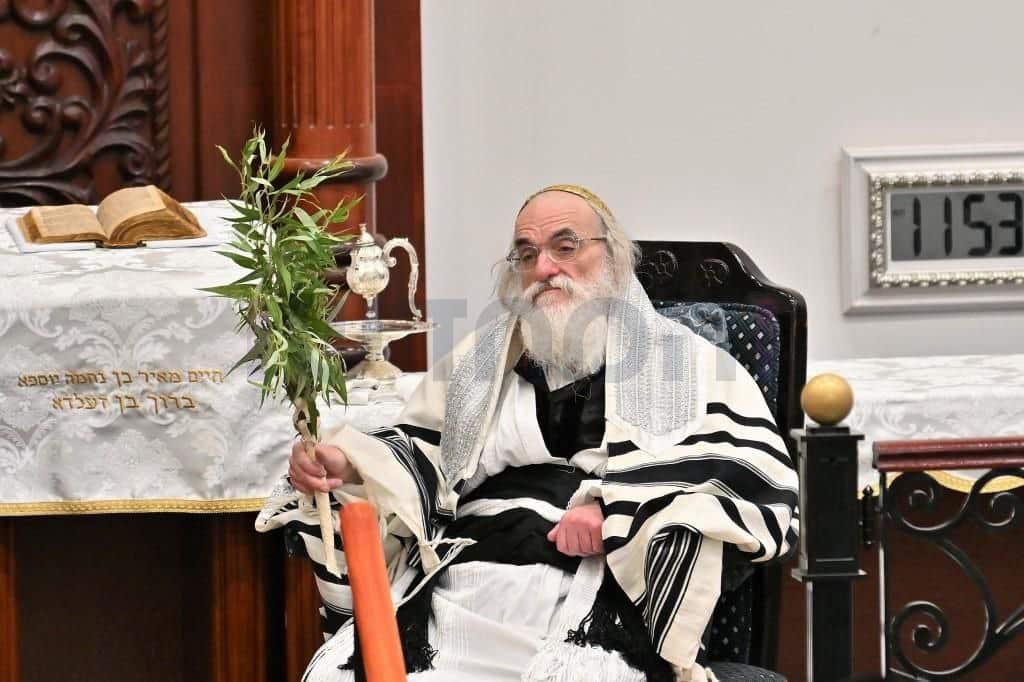 חג הסוכות בחצר הקודש ויזניץ • צפו בגלריה: