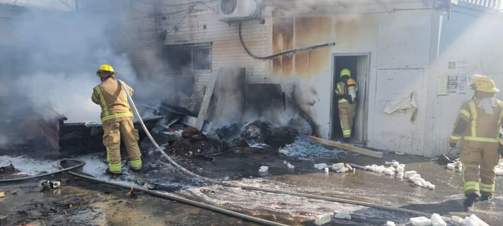 השריפה שהבהילה את תושבי בני ברק