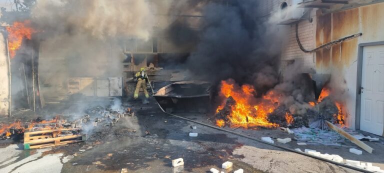 השריפה שהבהילה את תושבי בני ברק