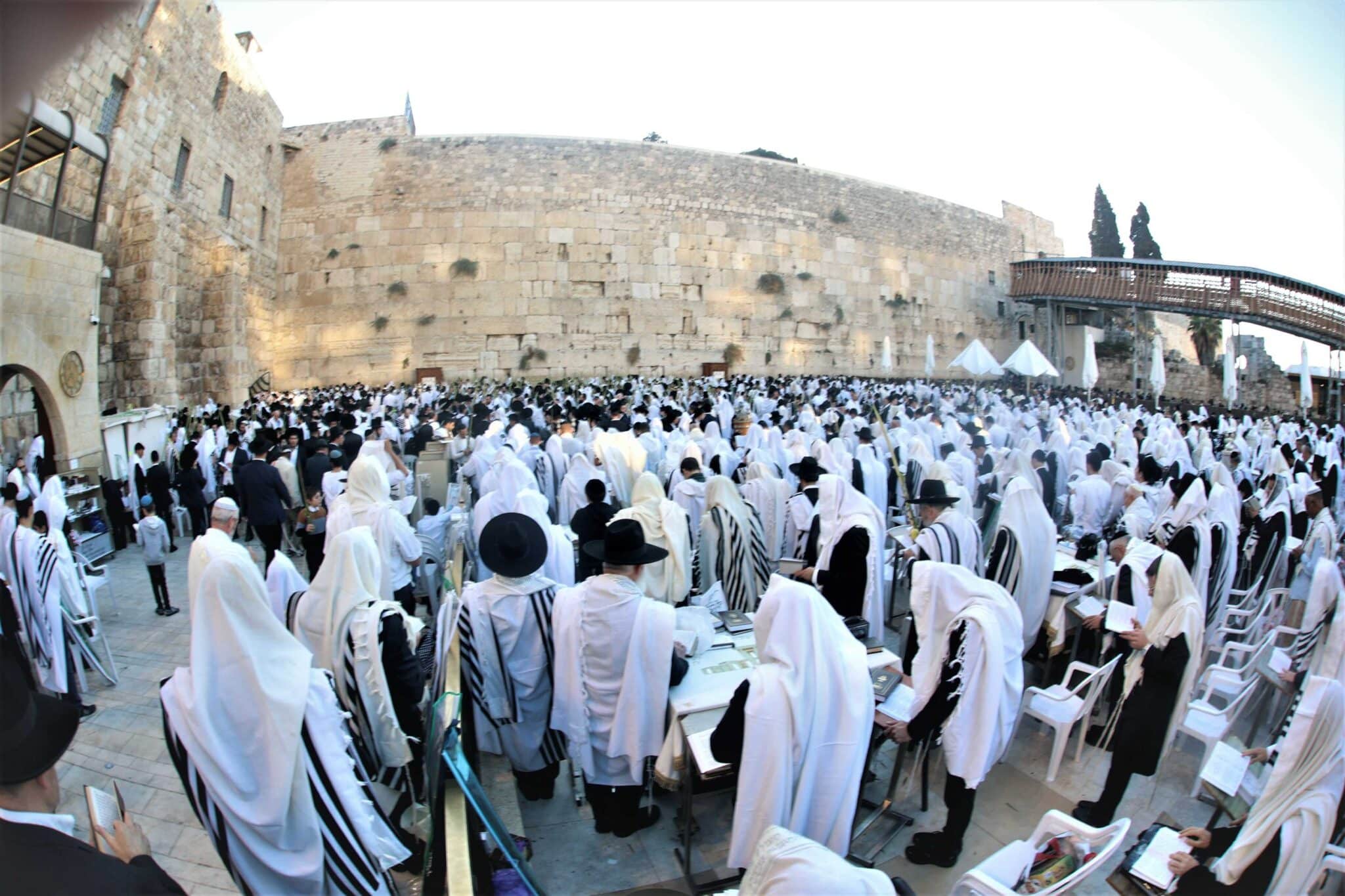 המוני בית ישראל בכותל המערבי • צפו בגלריה