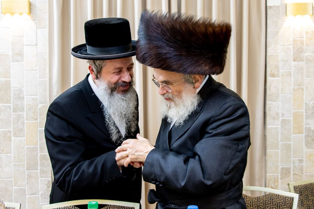 שמחת הבר מצוה לבן הרב ג חיים מאיר הגר שליט''א ר''מ בישיבת סערט ויז'ניץ חיפה