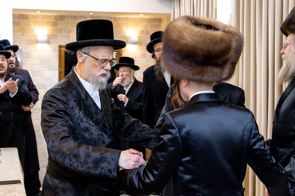 שמחת הבר מצוה לבן הרב ג חיים מאיר הגר שליט''א ר''מ בישיבת סערט ויז'ניץ חיפה