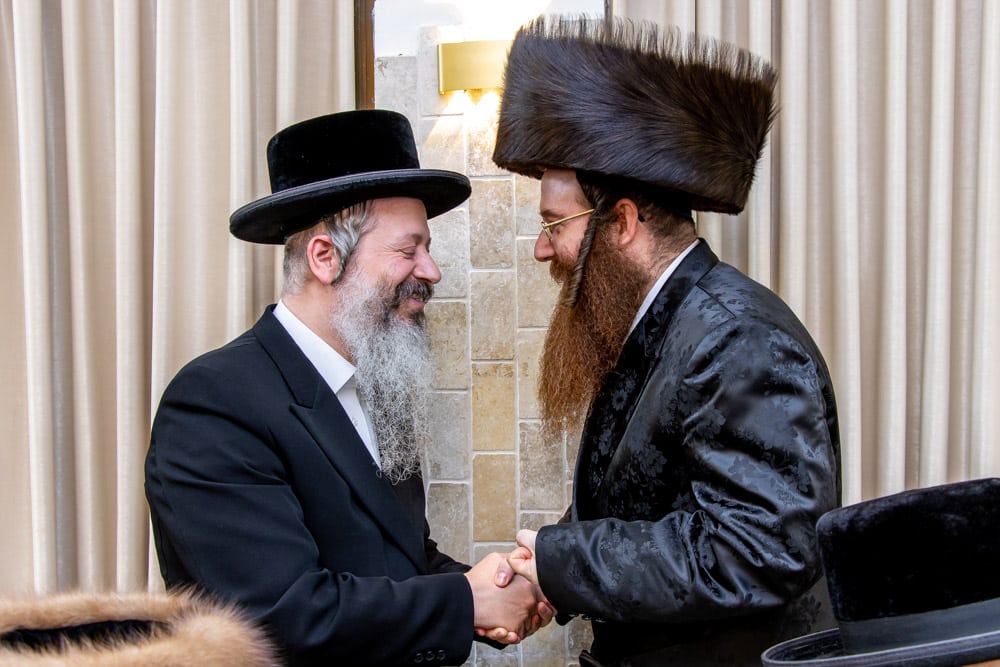 שמחת הבר מצוה לבן הרב ג חיים מאיר הגר שליט''א ר''מ בישיבת סערט ויז'ניץ חיפה