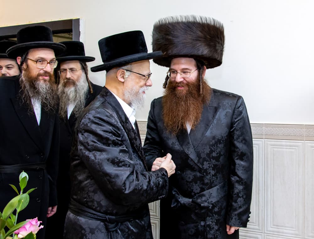 שמחת הבר מצוה לבן הרב ג חיים מאיר הגר שליט''א ר''מ בישיבת סערט ויז'ניץ חיפה