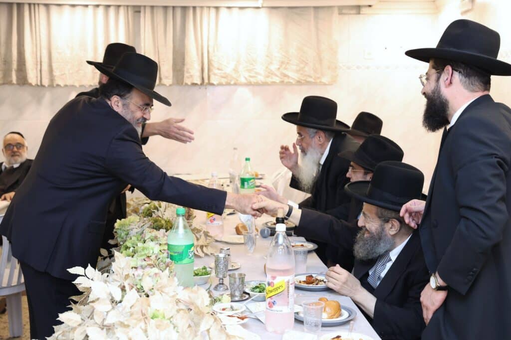 בבני ברק חגגו שבע ברכות לנכדת המרא דאתרא 