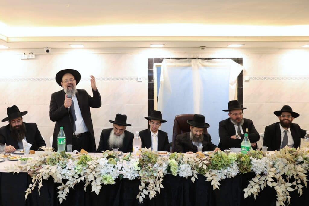 בבני ברק חגגו שבע ברכות לנכדת המרא דאתרא 