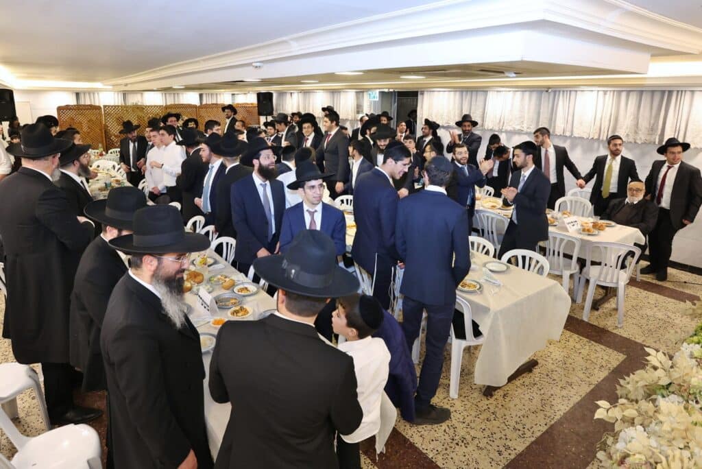 בבני ברק חגגו שבע ברכות לנכדת המרא דאתרא 