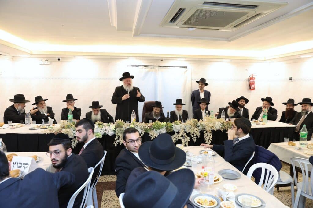 בבני ברק חגגו שבע ברכות לנכדת המרא דאתרא 