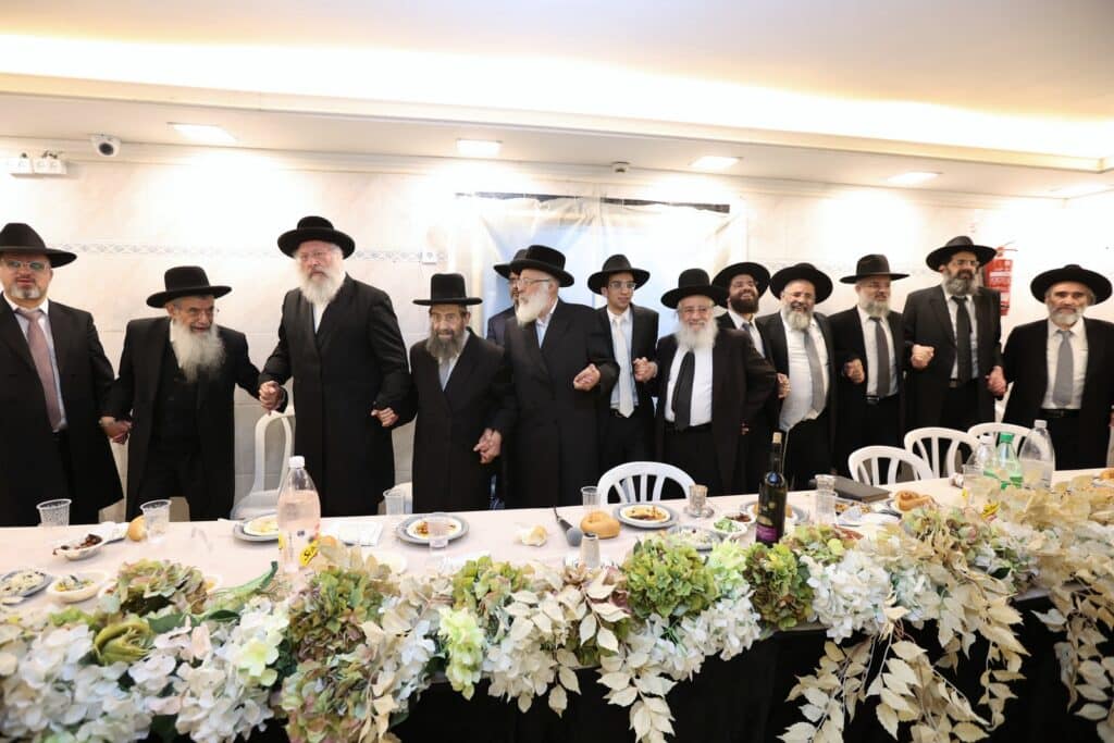 בבני ברק חגגו שבע ברכות לנכדת המרא דאתרא 